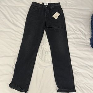 NWT Agolde Lana slice mid rise straight Jean